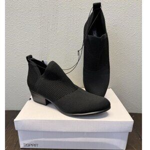 ESPRIT Women's Booties 8M Black NWT Tory